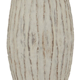 Wyld Haus Wildbloom Large White Ceramic Fin Vase 490mm H X 270mm W Matt Finish - thumbnail 4