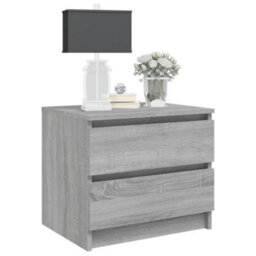 Berkfield Bed Cabinet Grey Sonoma 50X39X43.5 Cm Engineered Wood - thumbnail 5