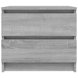 Berkfield Bed Cabinet Grey Sonoma 50X39X43.5 Cm Engineered Wood - thumbnail 3