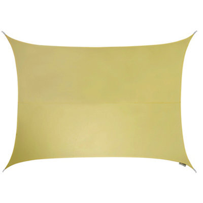 Kookaburra 6M X 5M Rectangle Water Resistant Sand Garden Patio Sun Shade Sail Canopy 96.5% Uv Block With Free Rope - image 1