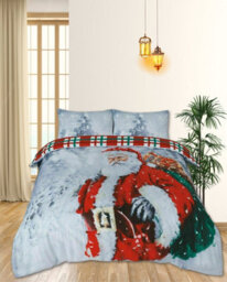 TheWhiteWater Limited Christmas Father Santa Duvet Set 3D Print Polycotton Bedding Set - thumbnail 4