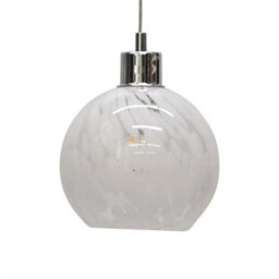 Set Of 2 Confetti Glass & Chrome Ceiling Light Kitchen Dining Pendant Fittings - thumbnail 4