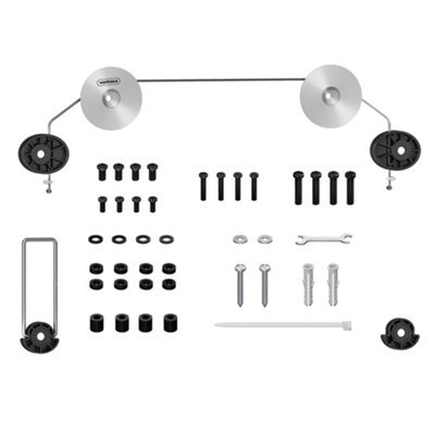"Vonhaus Ultra-Slim Flush Tv Bracket For 37-70"" Screens, Picture Frame Flat To Wall Wire Mount, 50Kg Capacity, Max Vesa: 800X800mm" - image 1