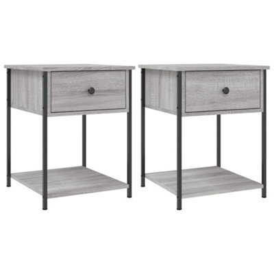 Berkfield Elegant Bedside Tables 2 Pcs Grey Sonoma 44X45X58 Cm Engineered Wood - image 1