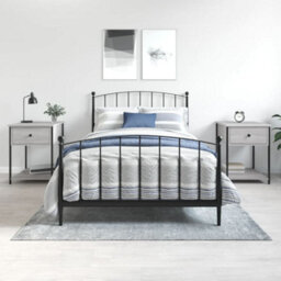 Berkfield Elegant Bedside Tables 2 Pcs Grey Sonoma 44X45X58 Cm Engineered Wood - thumbnail 2