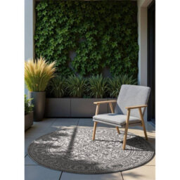 The Rugs Kona Reversible Rug Indoor Outdoor Flat Woven Polypropylene Low Pile In White - thumbnail 9
