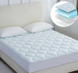 Casabella Mattress Topper - 4 Layer Gel Memory Foam Mattress Topper - thumbnail 3