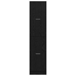 Walplus Apothecary Cabinet Black Oak 40 X 41 X 174.5 Cm Engineered Wood - thumbnail 6