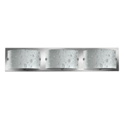 Luminosa Lighting Elstead Daphne 3 Light Outdoor Wall Light Polished Chrome Ip44, G9 - thumbnail 1