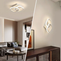 Pheashine Sleek Led Ceiling Light Square 24W Neutral Light 2 Pack - thumbnail 3