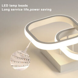 Pheashine Sleek Led Ceiling Light Square 24W Neutral Light 2 Pack - thumbnail 4