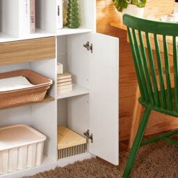 Sobuy Str11-Nw, Home Office Bookcase Standing Shelf Storage Shelf File Cabinet Storage Cabinet,w72Xd30Xh109.7 - thumbnail 7