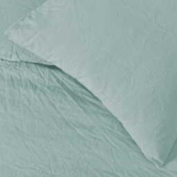 Smart Living Luxury Pure Cotton Plain Dye Duvet Cover With Pillowcase - thumbnail 4