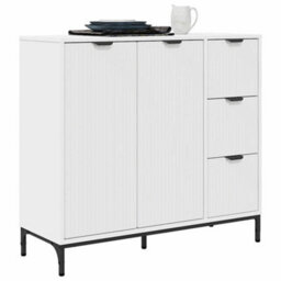 Walplus Sideboard With Drawer White 89.5 X 33 X 82 Cm Engineered Wood - thumbnail 3