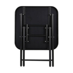 Taylor & Brown 48Cm Folding Drinks Side Table, Foldable Coffee Table, Outdoor Garden Table, Small Patio Table (Plain - Square) - thumbnail 7