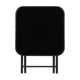 Taylor & Brown 48Cm Folding Drinks Side Table, Foldable Coffee Table, Outdoor Garden Table, Small Patio Table (Plain - Square) - thumbnail 6