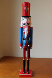 Garden Market Place Large Christmas Nutcracker Figure 70Cms Tall- Traditional Design - thumbnail 1