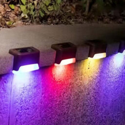 SECURICAM 16 Pack Solar Led Deck Lights - Rgb Colour Changing - Garden Patio Pathway Stairs Fence - thumbnail 2
