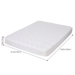 Living And Home Single Mattress Foam Pocket Spring Hybrid Mattress W 900 X D 1900 mm - thumbnail 6