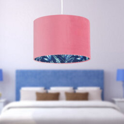 First Choice Lighting Flamingo - Velvet Pink Flamingo 30Cm Pendant Or Table Lamp Shade - thumbnail 7