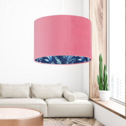 First Choice Lighting Flamingo - Velvet Pink Flamingo 30Cm Pendant Or Table Lamp Shade - thumbnail 6