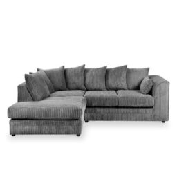 Byron Left Hand Corner Sofa Grey - thumbnail 3