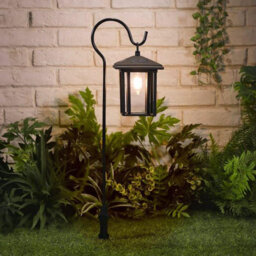 Taylor & Brown 2 Pack Solar Hanging Lights, Outdoor Waterproof Garden Lanterns With Hooks For Patio, Yard, Pathway - thumbnail 2