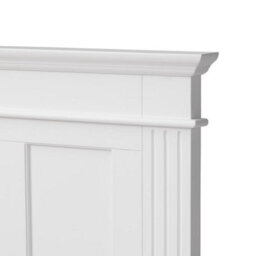 Statement Furniture Gainsborough White Wooden King Size Bed Frame 5Ft Hamptons Style - thumbnail 8