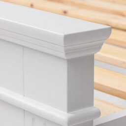 Statement Furniture Gainsborough White Wooden King Size Bed Frame 5Ft Hamptons Style - thumbnail 6