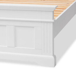 Statement Furniture Gainsborough White Wooden King Size Bed Frame 5Ft Hamptons Style - thumbnail 7