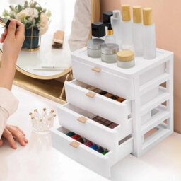 4 Drawer Desktop Storage Box Desk Organizer - thumbnail 1