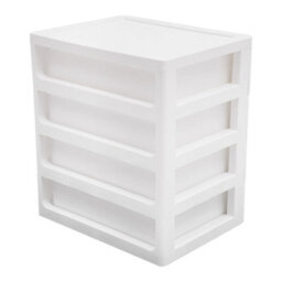 4 Drawer Desktop Storage Box Desk Organizer - thumbnail 3