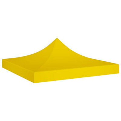 Walplus Party Tent Garden Gazebo Canopy Roof 3X3 M Yellow 270 G/mâ² - image 1
