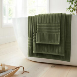 Bianca Hotel Cotton 70X127Cm Bath Towel Olive Green - thumbnail 3