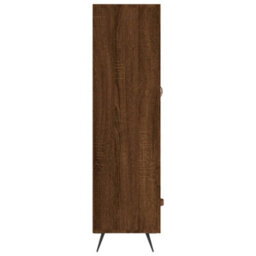 Berkfield Highboard Brown Oak 69.5X31X115 Cm Engineered Wood - thumbnail 7