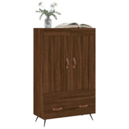 Berkfield Highboard Brown Oak 69.5X31X115 Cm Engineered Wood - thumbnail 3