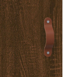 Berkfield Highboard Brown Oak 69.5X31X115 Cm Engineered Wood - thumbnail 9