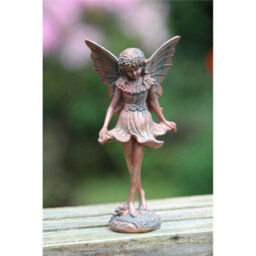 Magical Fairy Home Decor Ornament Bronze Effect Garden Angel Statue Gift - thumbnail 1