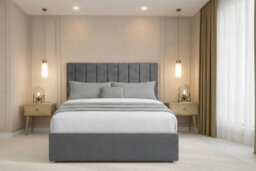 "Nexus Kyoto Plush Divan, Steel, 26"" Headboard, 2 Drawers Foot-End, Open Coil Mattress, Small Double" - thumbnail 3