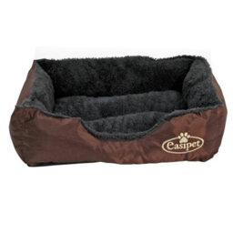 Actiaspet Faux Fur Pet Bed Brown/grey Small