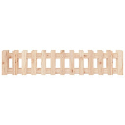 Berkfield Garden Raised Bed With Fence Design 150X30X30 Cm Solid Wood Pine - thumbnail 5