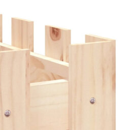 Berkfield Garden Raised Bed With Fence Design 150X30X30 Cm Solid Wood Pine - thumbnail 7