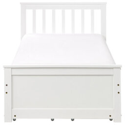 Beliani Bed With 4 Drawers Pine Wood Olendon 90 X 200 Cm (Eu Single) White - thumbnail 7