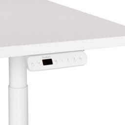 Beliani Electric Adjustable Standing Desk Destinas 180 Cm 80 Cm White - thumbnail 6
