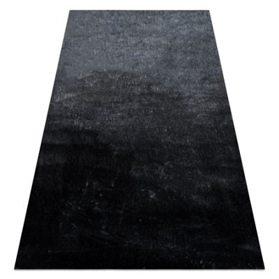RugsX Carpet Visco Dark Grey 5 Plush, Imitation Of Rabbit Fur  140X190 Cm - image 1
