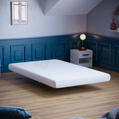 "Lassic Vida Designs Comfort Memory Foam Mattress 6"" Thick 4Ft Small Double, 190 X 120Cm" - image 1