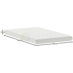 "Lassic Vida Designs Comfort Memory Foam Mattress 6"" Thick 4Ft Small Double, 190 X 120Cm" - thumbnail 2