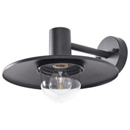 Beliani Outdoor Wall Light Matte Black - Waterproof Aluminium Sconce For Patio And Garden, Warm White - thumbnail 4