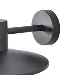 Beliani Outdoor Wall Light Matte Black - Waterproof Aluminium Sconce For Patio And Garden, Warm White - thumbnail 5