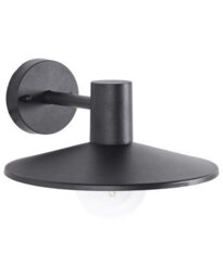 Beliani Outdoor Wall Light Matte Black - Waterproof Aluminium Sconce For Patio And Garden, Warm White - thumbnail 3